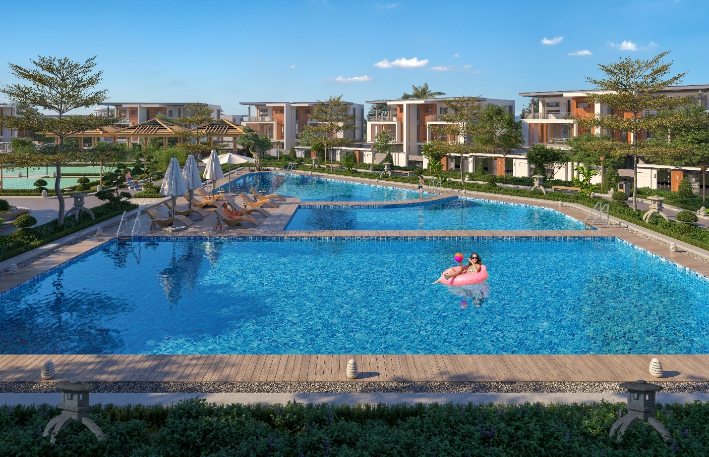 Biet thu Takara Residence dua phong cach Zen vao khong gian song hinh anh