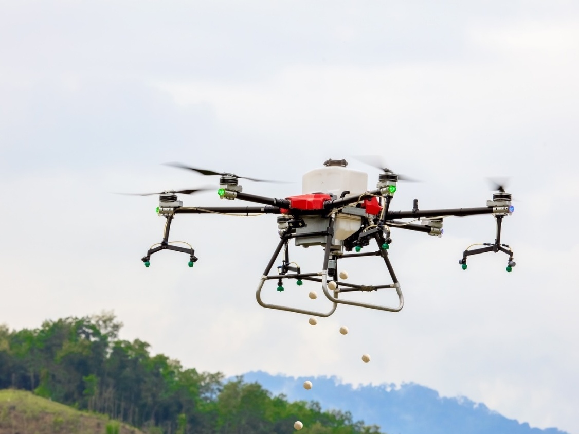 Dung thiet bi bay khong nguoi lai mang hat giong 'phu xanh Viet Nam' hinh anh