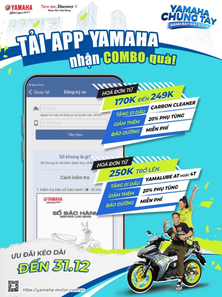 Yamaha Viet Nam,  Dang ky xe tren app My Yamaha - Nhan ngay Latte anh 3