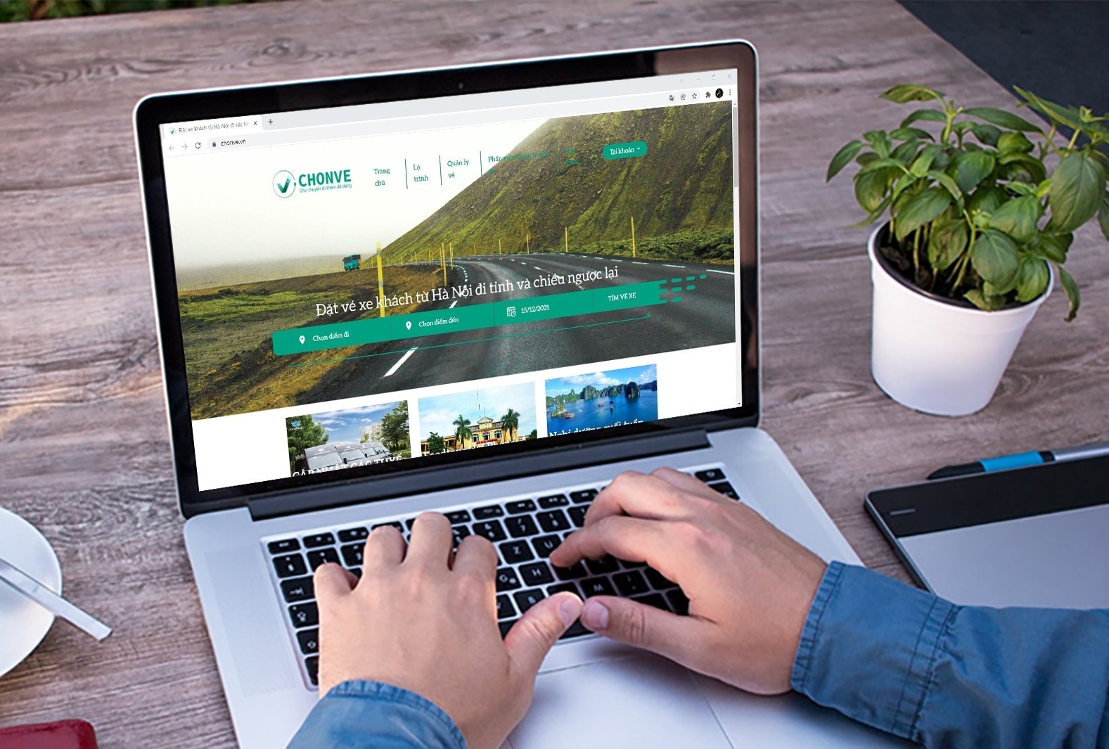 Dat ve xe khach tien loi tren chonve.vn hinh anh