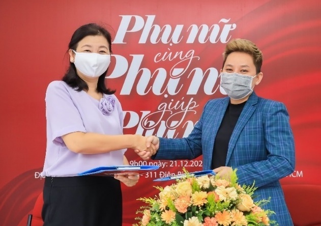 Vua Cua ho tro viec lam cho nu lao dong thoi dich hinh anh