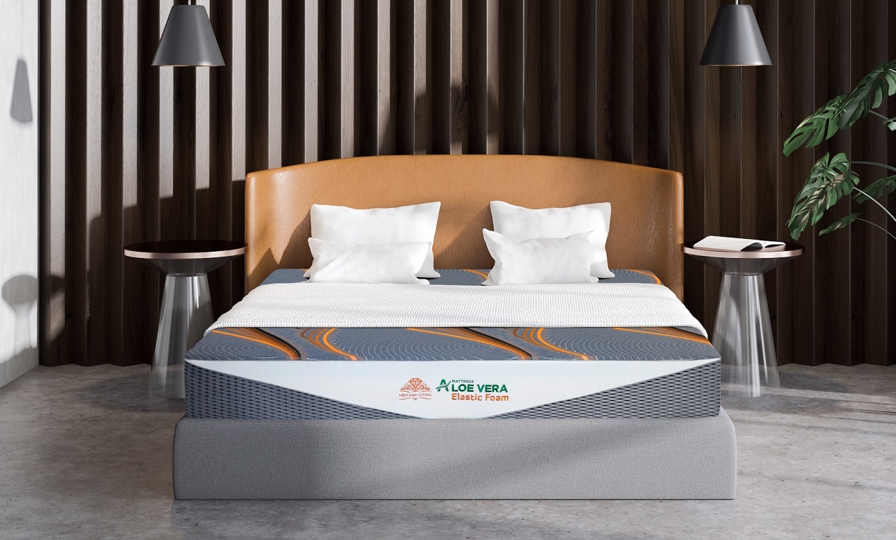 nem foam Aloe Vera Elastic,  Nem Kim Cuong anh 3