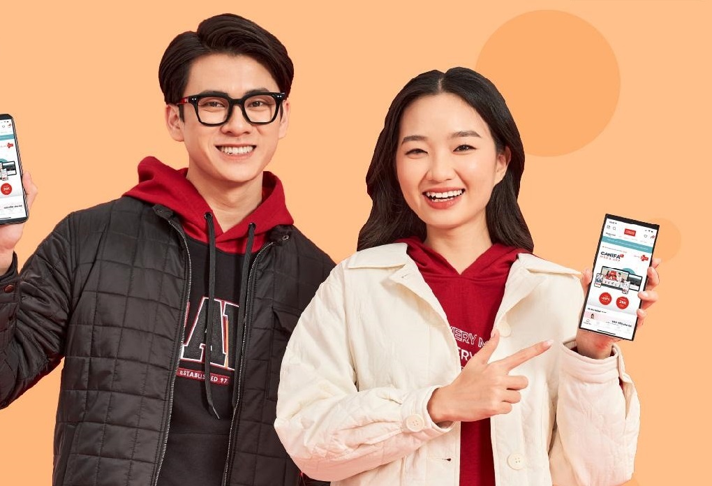 Canifa tung kho voucher 200 trieu mung website, ung dung moi hinh anh