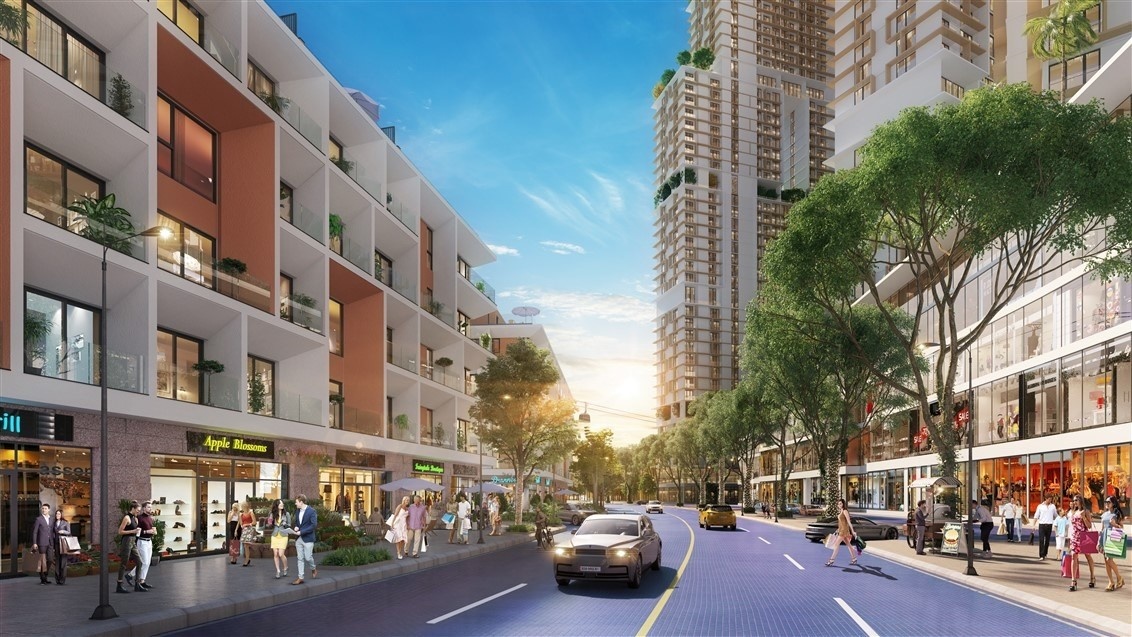 Ra mat shophouse Sun Harbor Plaza tai Bai Chay hinh anh