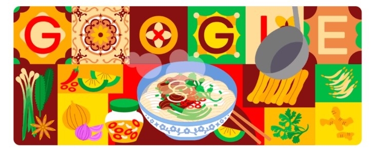 Phở xuất hiện trên Google Doodle ảnh 4 Pho xuat hien tren Google Doodle anh 4