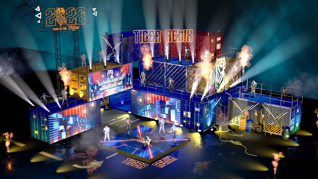 Son Tung M-TP xuat hien tren san khau cau cang tai Tiger Remix 2022 hinh anh