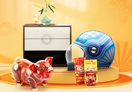 Trang hoang nha cua don xuan Nham Dan voi chi phi tiet kiem hinh anh