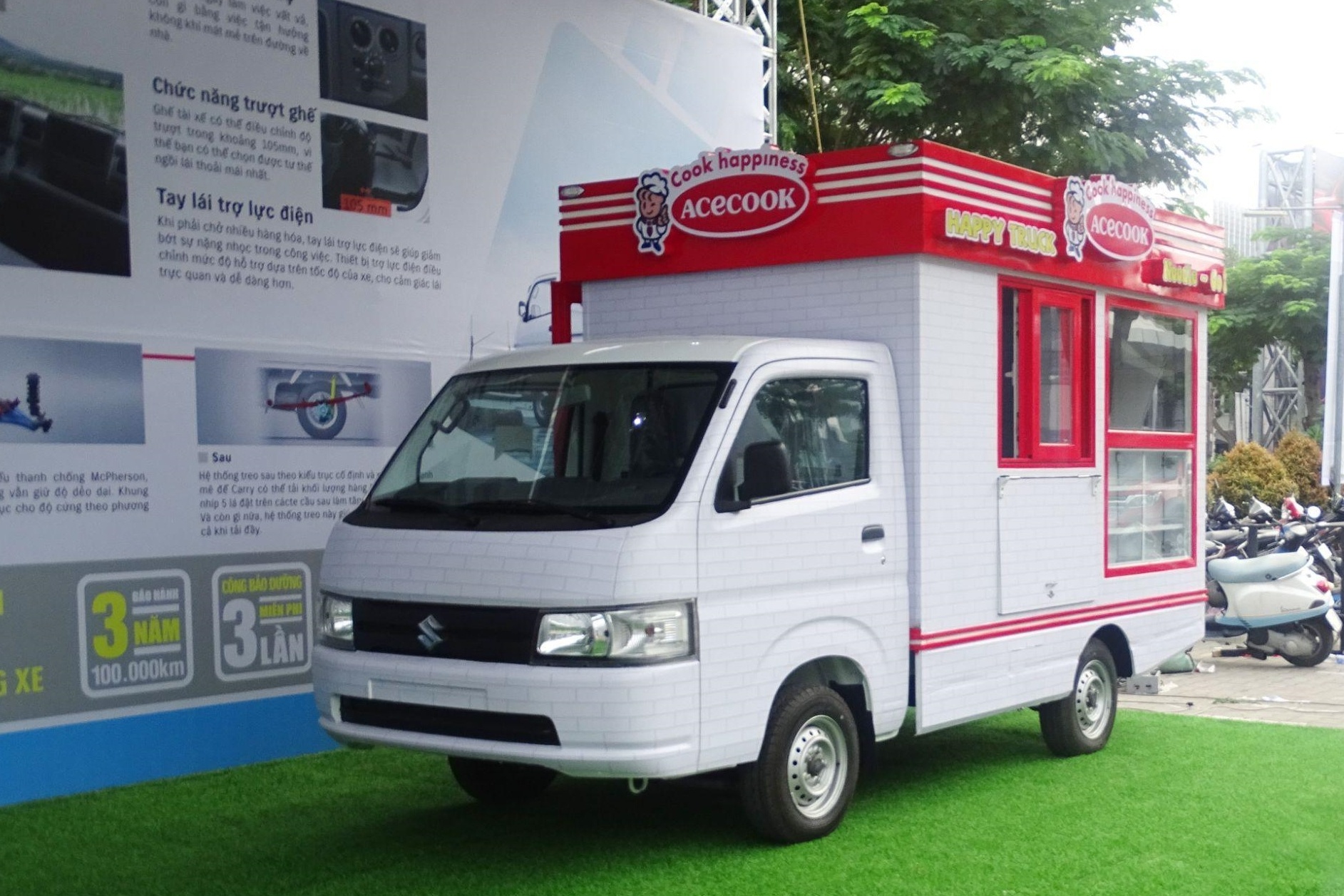 Suzuki Carry Pro dong hanh cung ‘Chuyen xe hanh phuc’ cua Acecook hinh anh