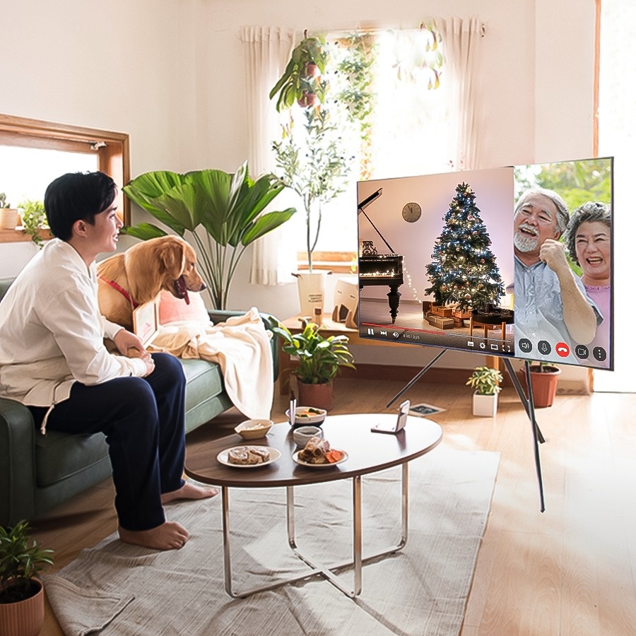 Chon TV lam moi phong khach, don nam moi may man hinh anh