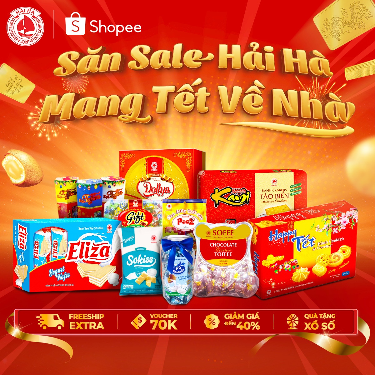 banh keo Hai Ha,  Shopee anh 1