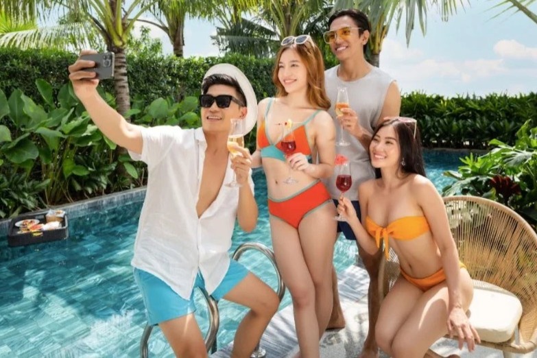 Trai nghiem biet thu mau Angsana Residences Ho Tram hinh anh