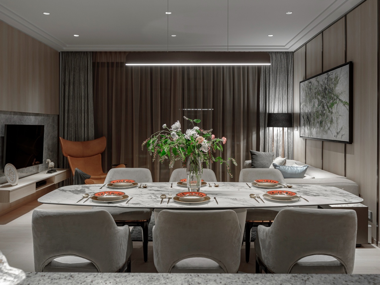 Khong gian dam chat thien tai can ho hang hieu JW Marriott hinh anh