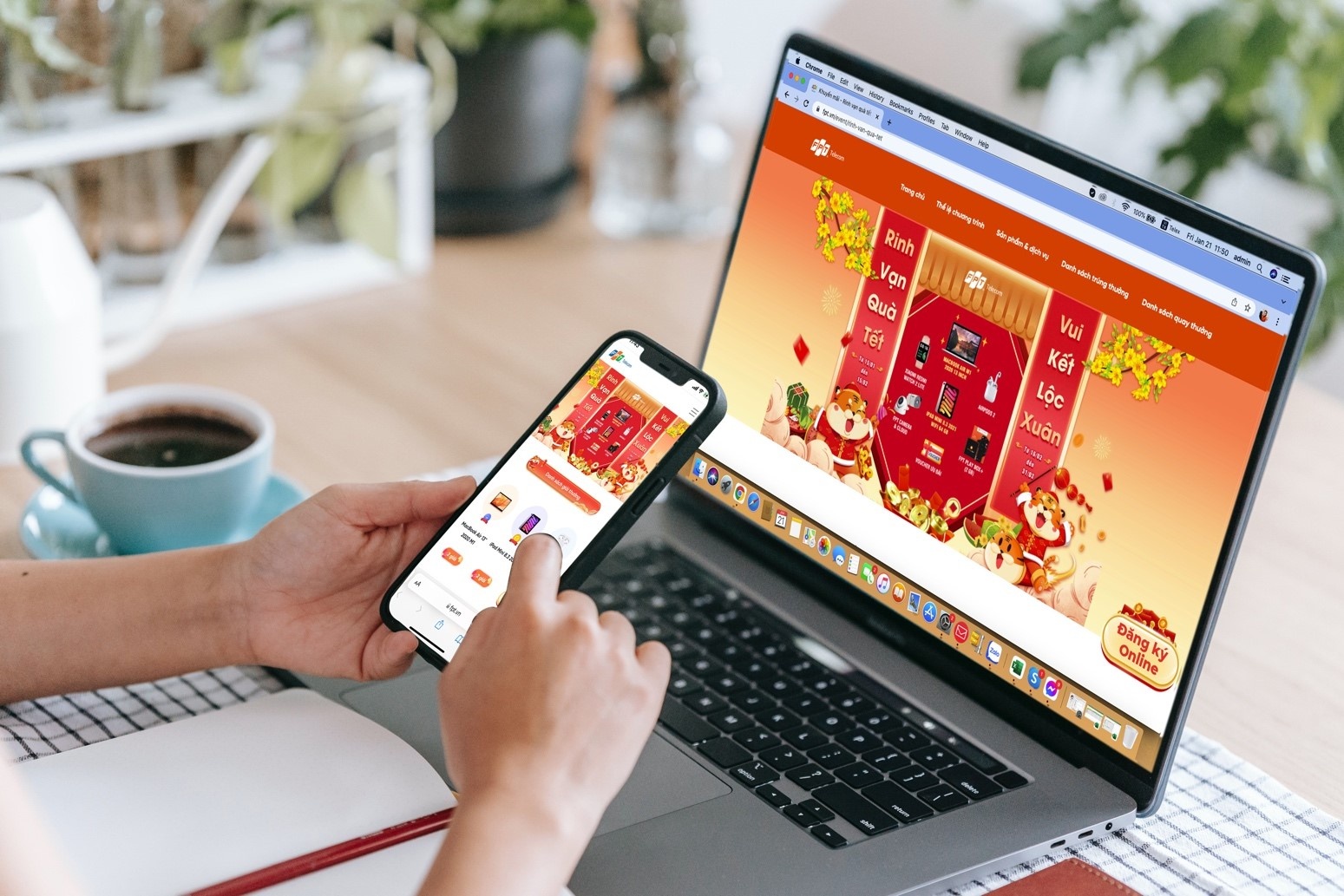 FPT Telecom danh hang tram phan qua xuan cho nguoi dung cong nghe hinh anh