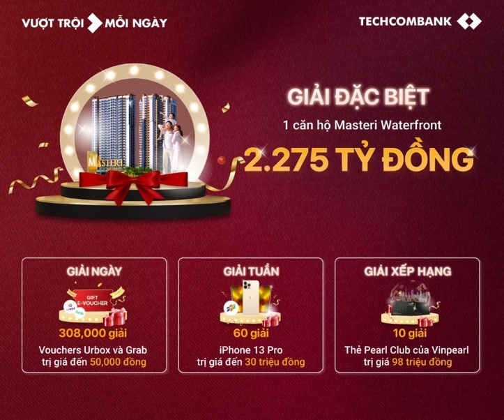 Techcombank,  Tung bung don le khai mo niem vui anh 3