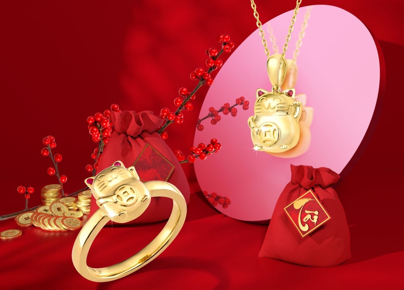 Loat san pham trang suc vang cho le Than tai hinh anh