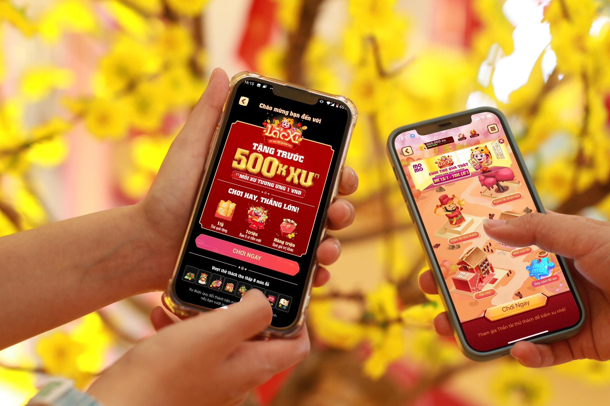 Khong khi Tet van ron rang tren 'Lac Xi MoMo' hinh anh