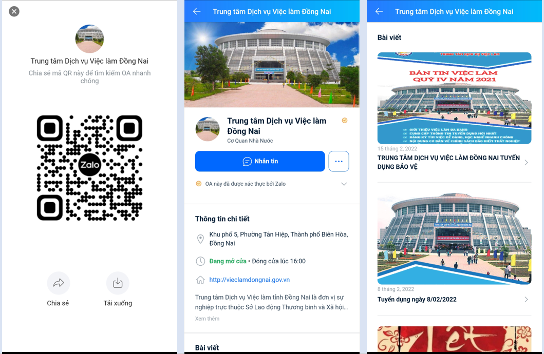 Trung tam Dich vu viec lam Dong Nai,  Zalo anh 5
