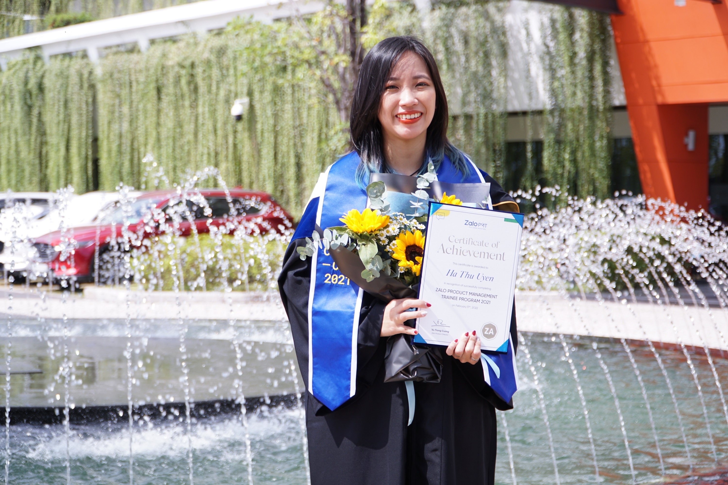 Vuot 700 ung vien, co gai sinh nam 1996 thanh thu khoa Zalo PMT 2021 hinh anh