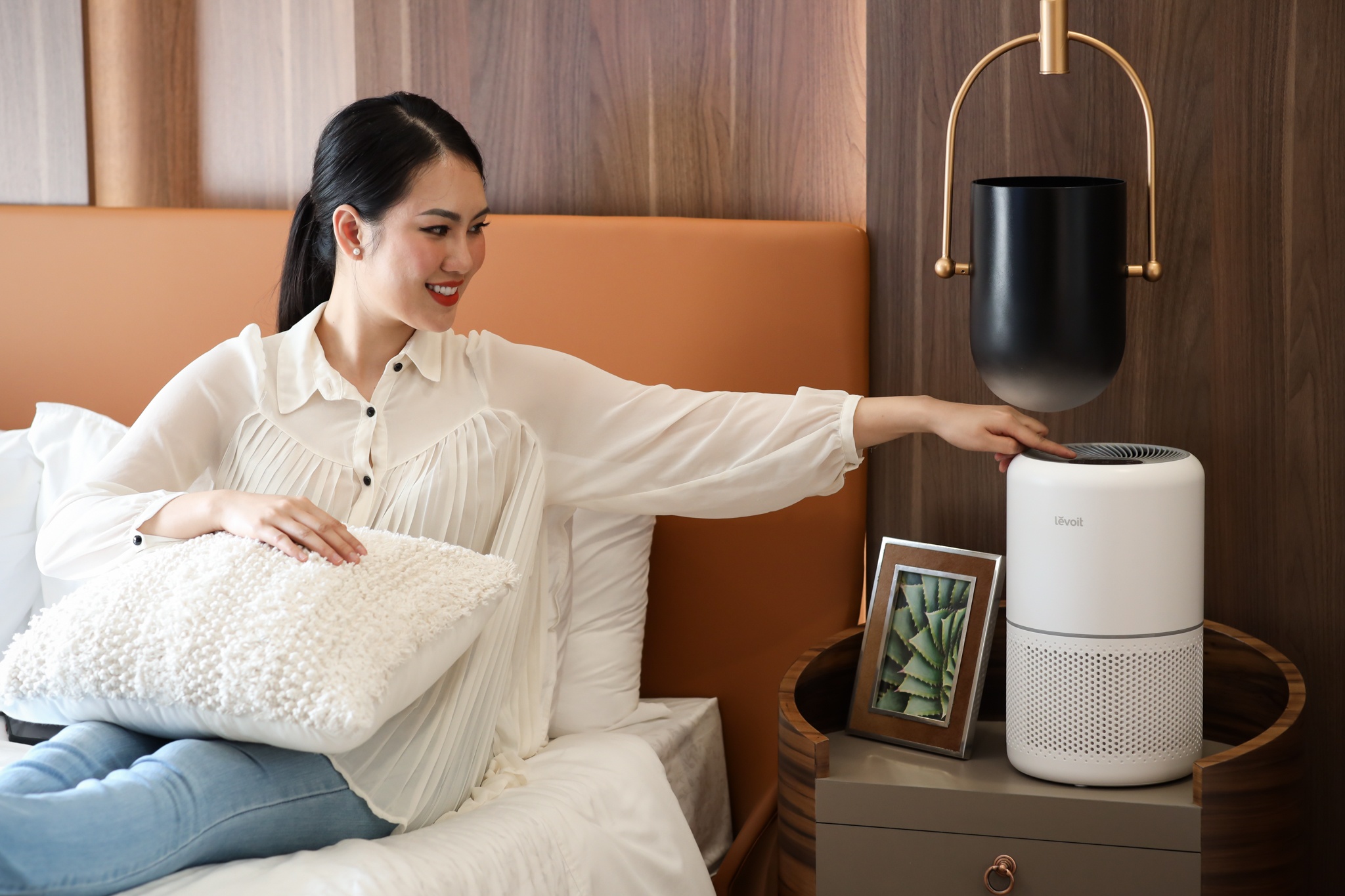 Cham soc suc khoe, khoi day cam hung voi may loc khong khi hinh anh