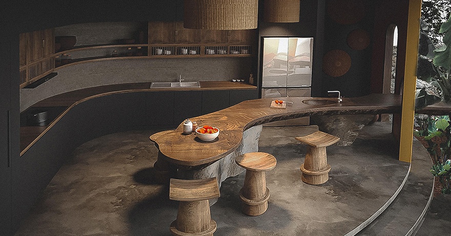 gian bep,  ca nhan hoa anh 1