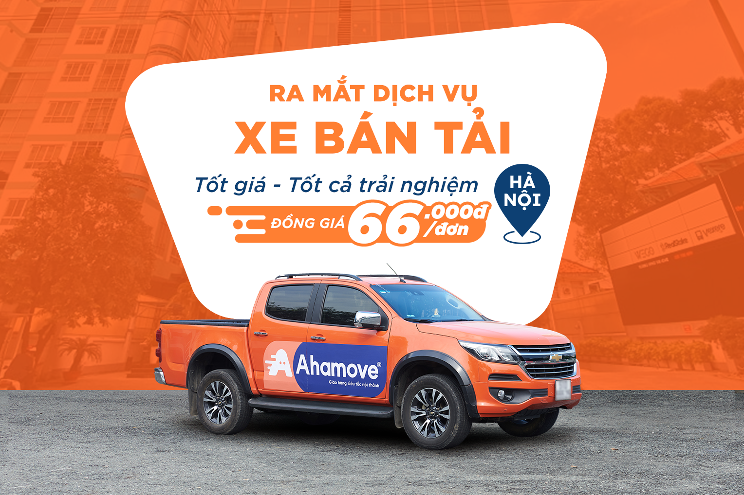 Ahamove,  giao hang bang xe ban tai anh 3