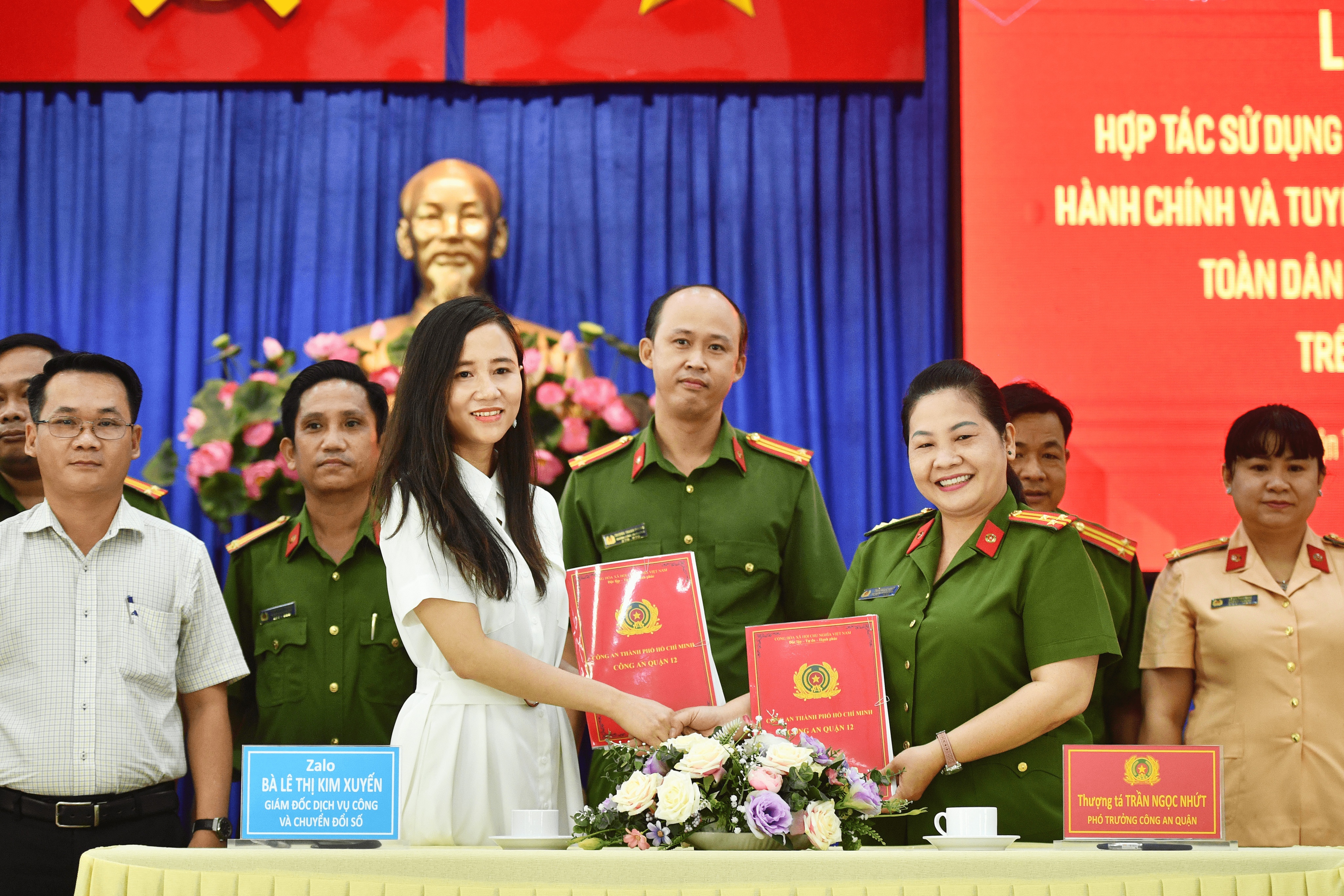 Cong an quan 12 TP.HCM,  Zalo anh 1