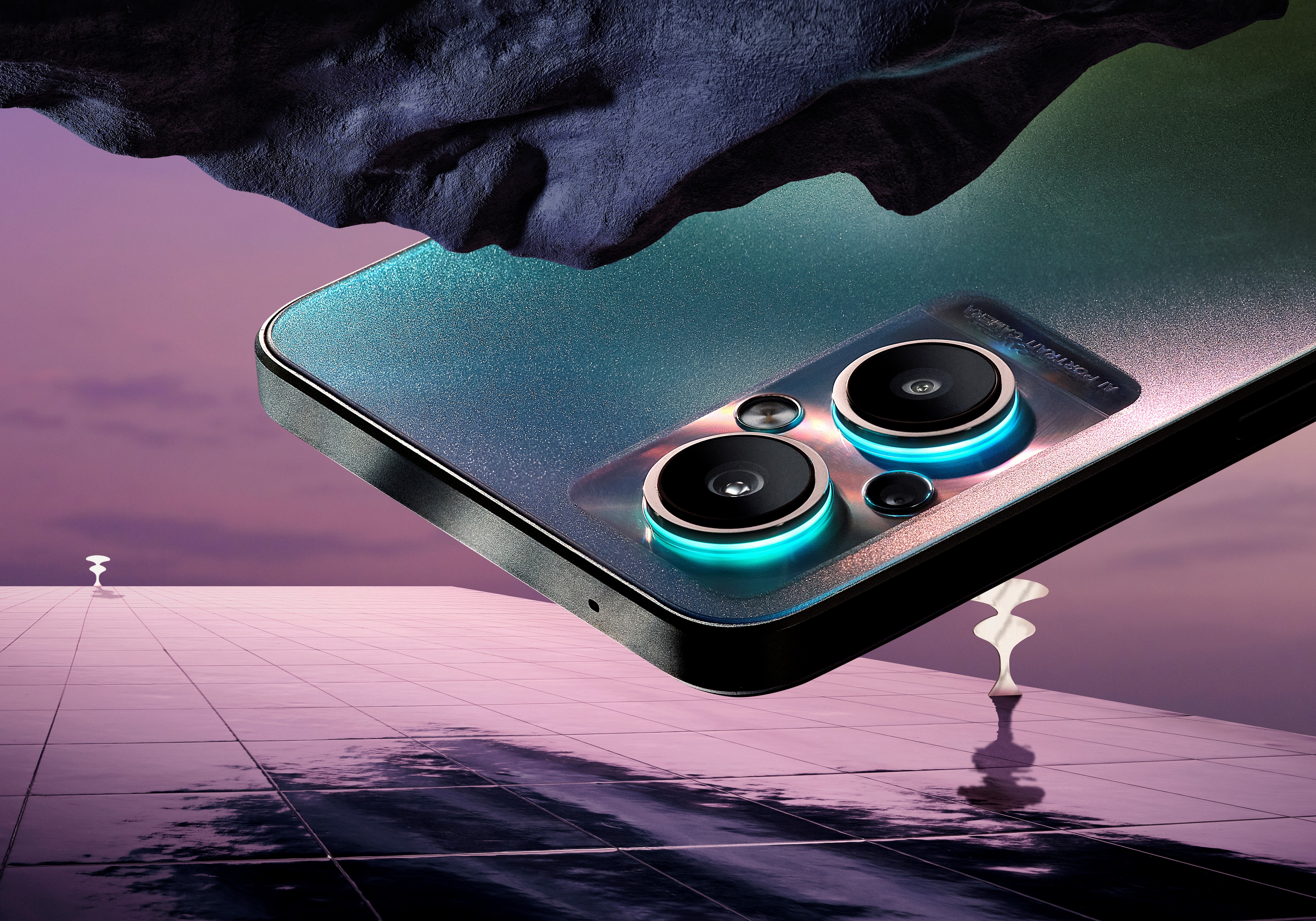 The gioi da sac tren Reno7 Series 5G duoi ong kinh cua Monkey Minh hinh anh