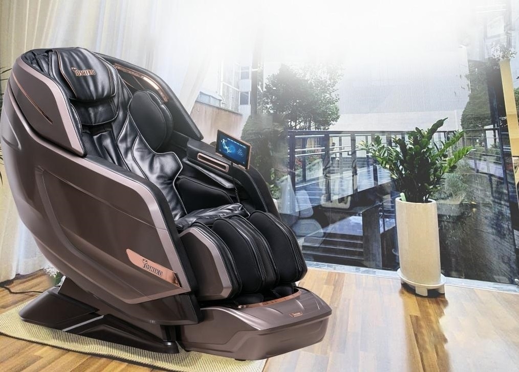 Ghe massage Toshiko dat tieu chuan an toan PSE Nhat Ban hinh anh