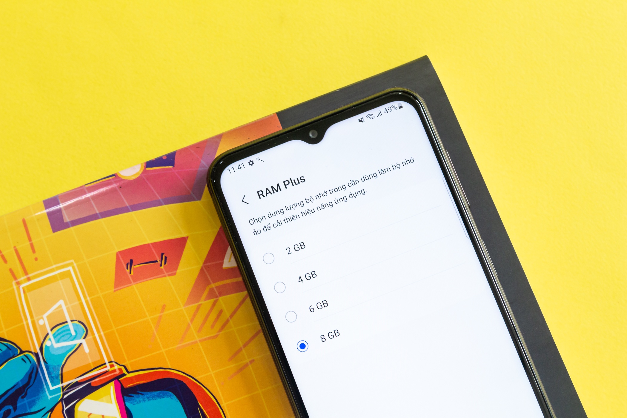Cach mo rong den 8 GB RAM tren Galaxy M33 va M23 5G hinh anh
