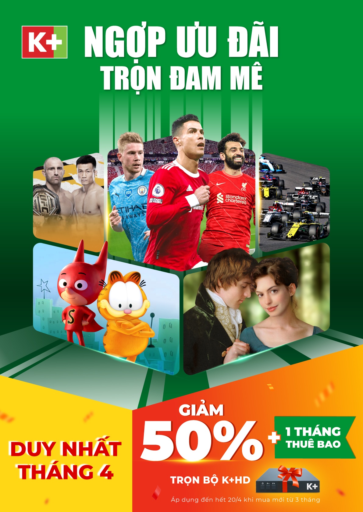 Khuyến mãi truyền hình K+ ảnh 4 Khuyen mai truyen hinh K+ anh 4
