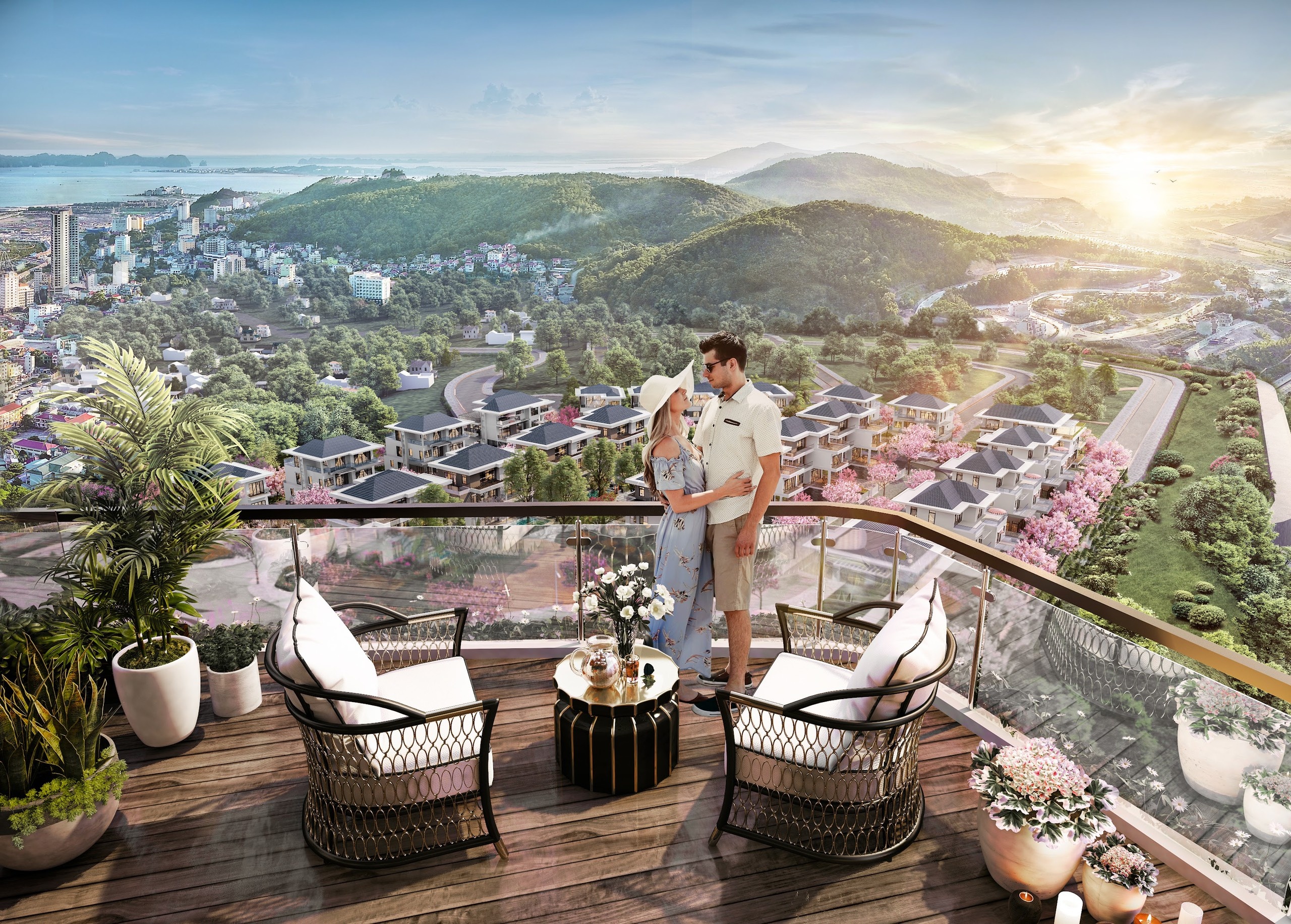 Suc hut tu can ho co tam nhin om tron vinh Ha Long hinh anh