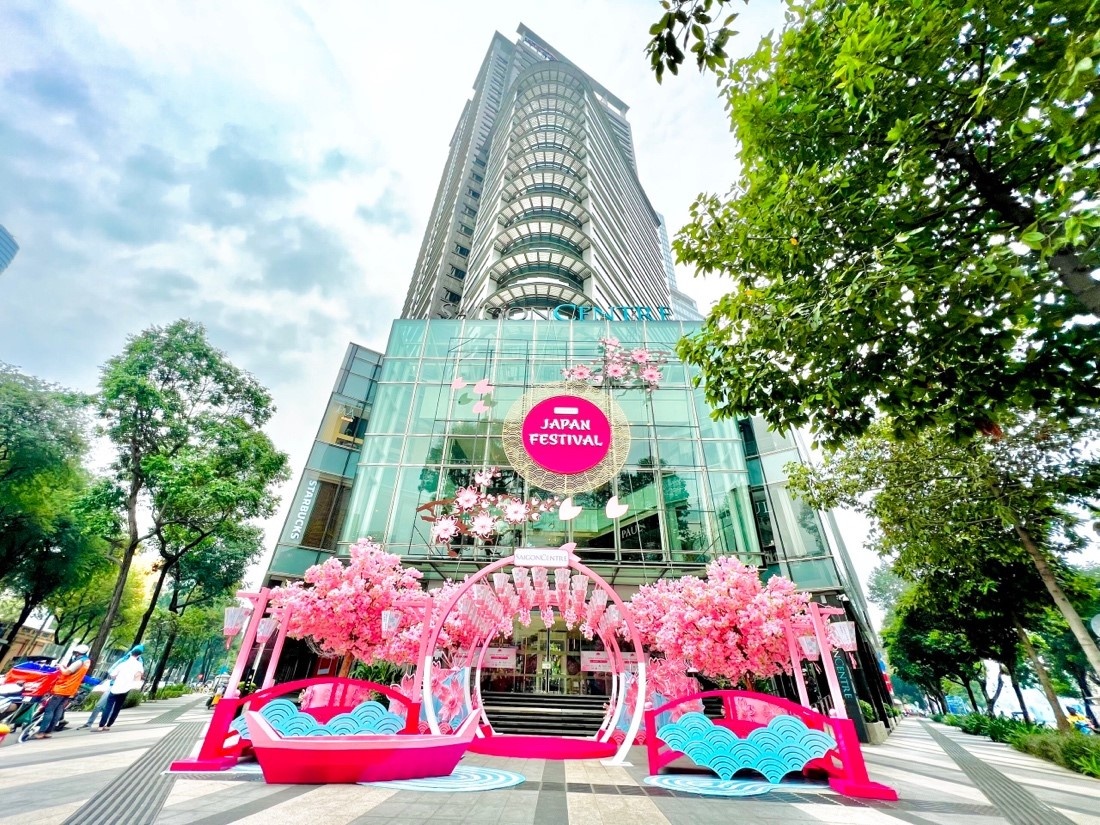 Trung tam thuong mai o Sai Gon anh 1