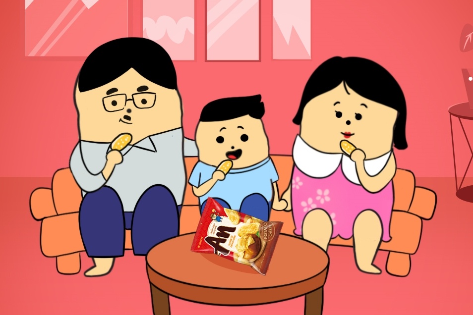 ‘Giai doi’, nap nang luong voi banh gao An vi khoai tay pho mai nuong hinh anh