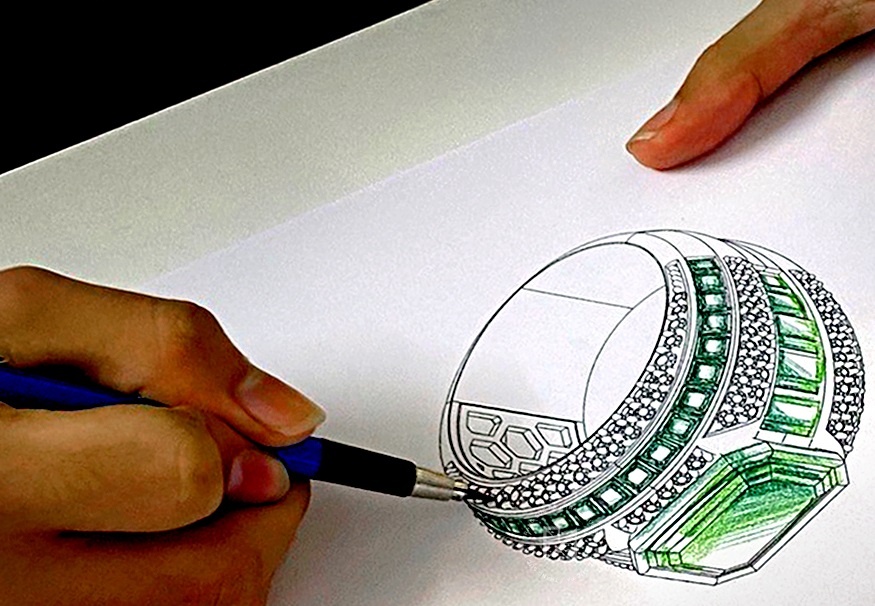 Tim hieu quy trinh thiet ke va che tac trang suc theo yeu cau hinh anh