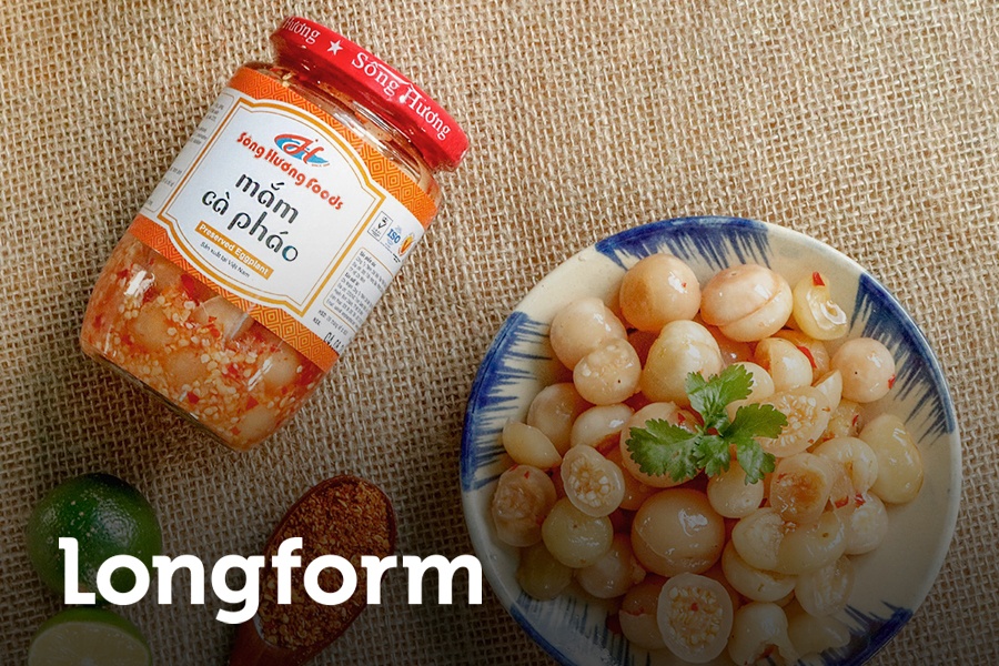 Dua trai ca phao thanh bieu tuong am thuc moi hinh anh