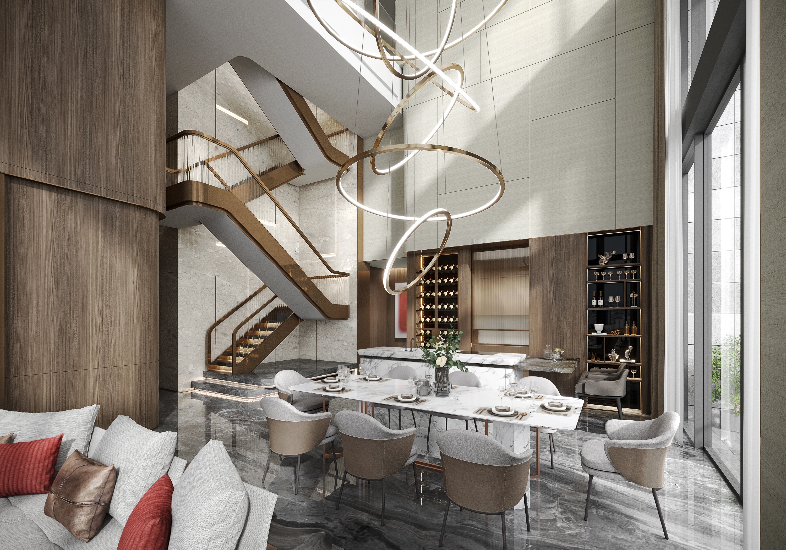 penthouse duplex,  Masterise Homes anh 1