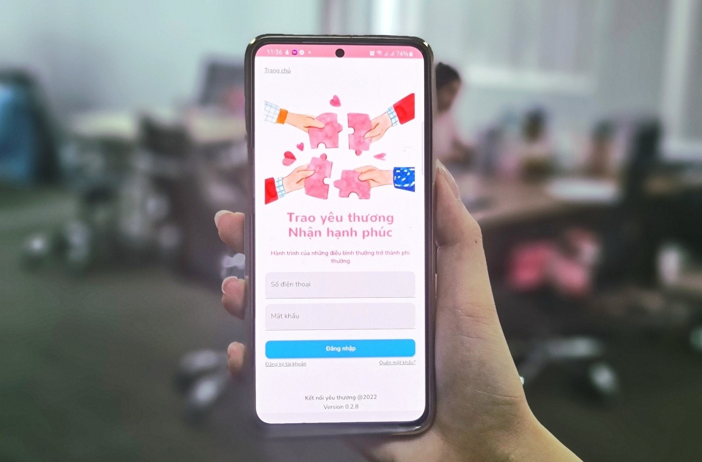 Mang xa hoi 'Ket Noi Yeu Thuong' lan toa dieu tu te hinh anh