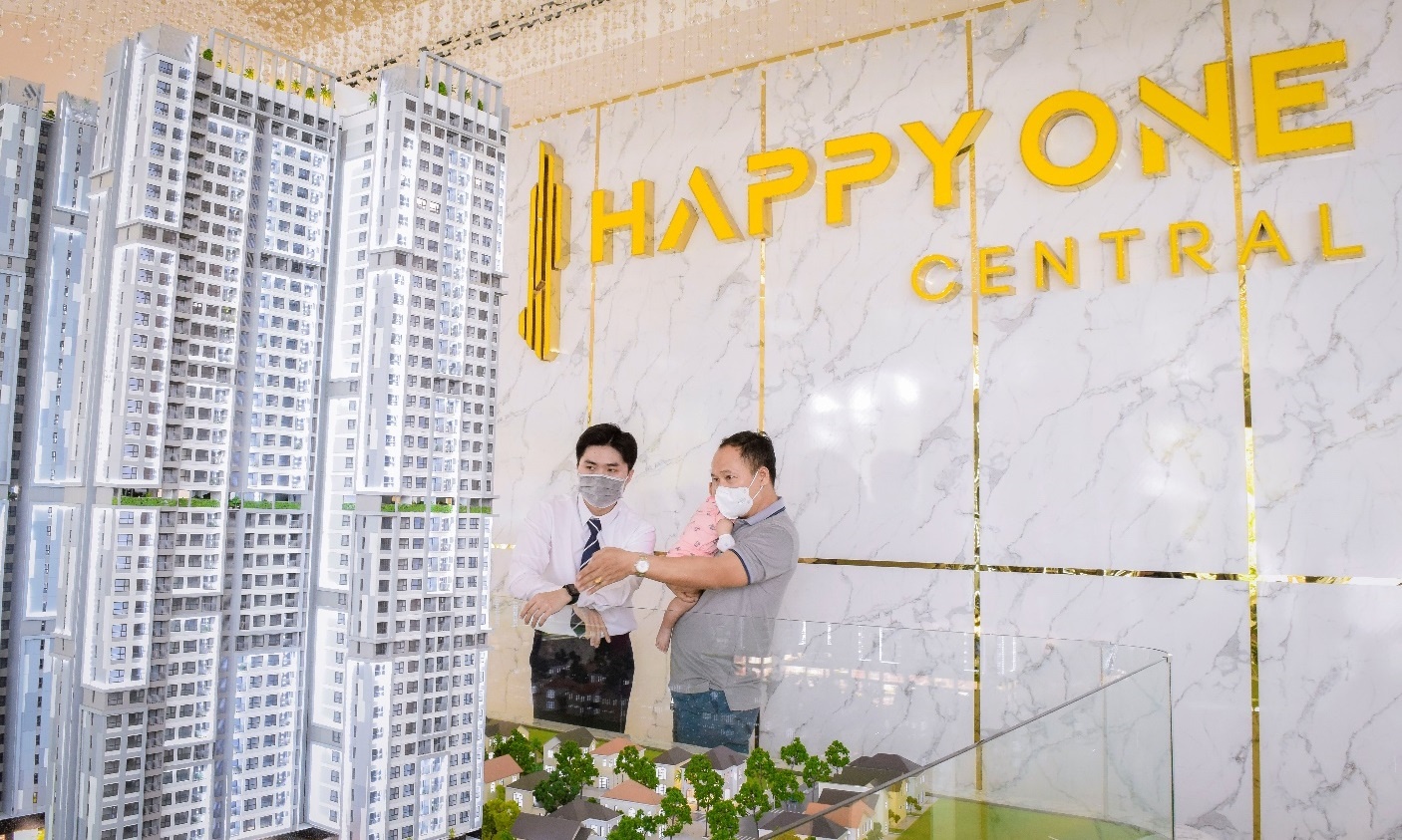 Khach mua danh gia cao du an Happy One Central hinh anh