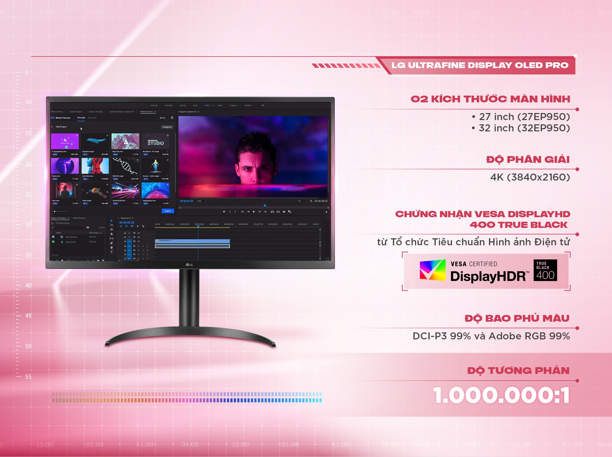 man hinh may tinh LG,  tam nen OLED anh 2