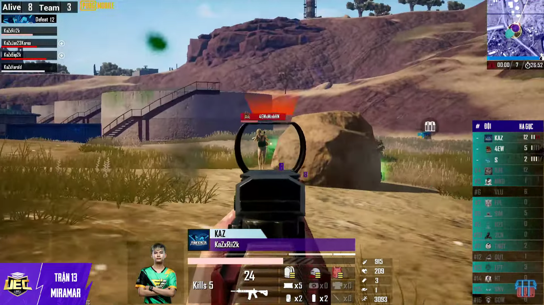 Lo dien ‘tan vuong’ PUBG Mobile cua giai eSports sinh vien Viet Nam hinh anh