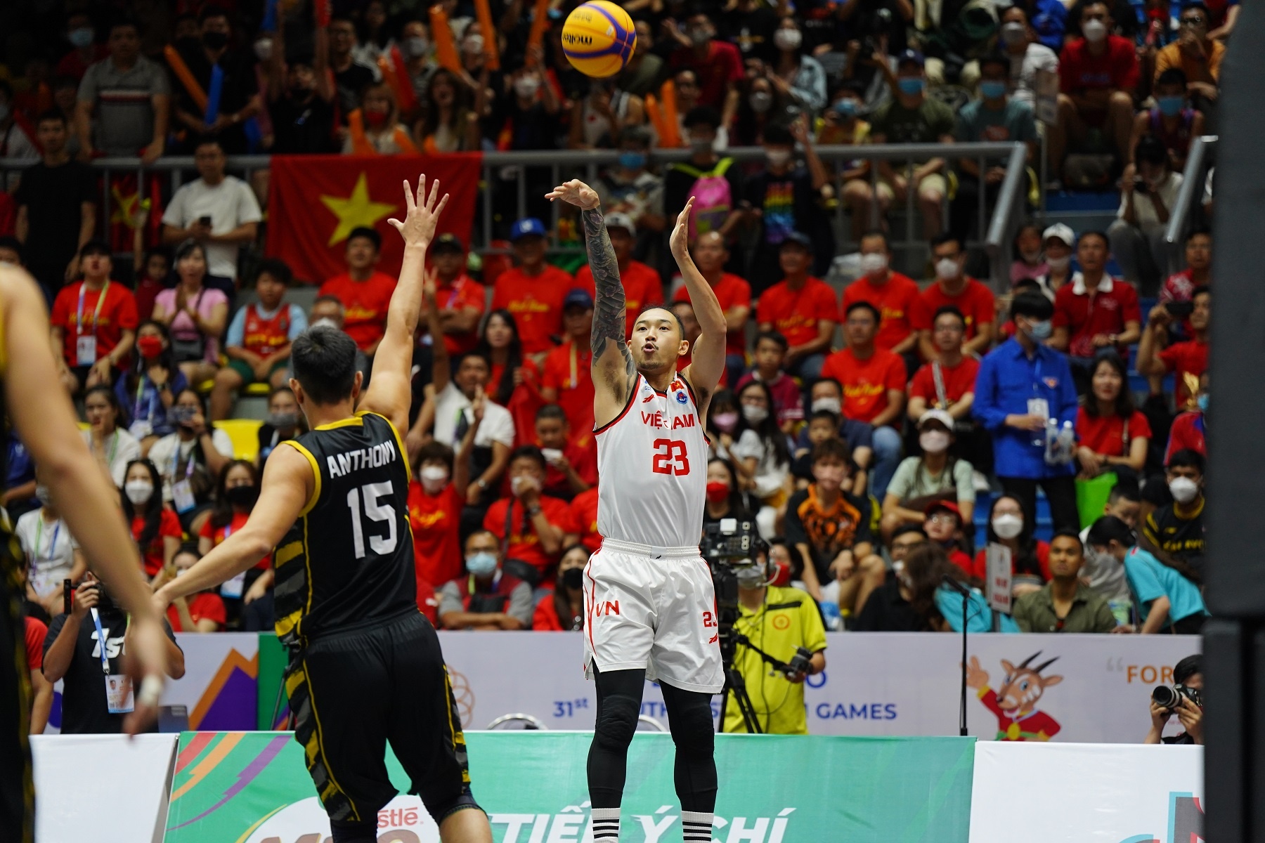 Doi tuyen nam 3X3 quoc gia,  bong ro anh 1