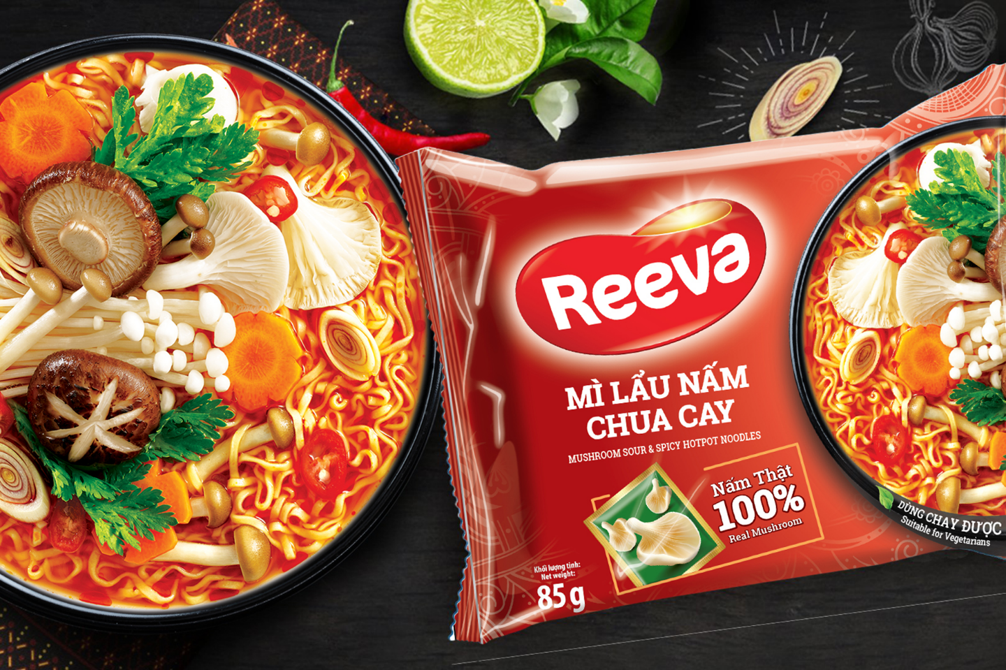 An chay ngon va du chat voi mi cao cap Reeva hinh anh