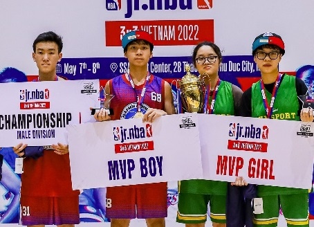 44 doi bong tre tham du giai dau Jr.NBA 3v3 Viet Nam 2022 hinh anh