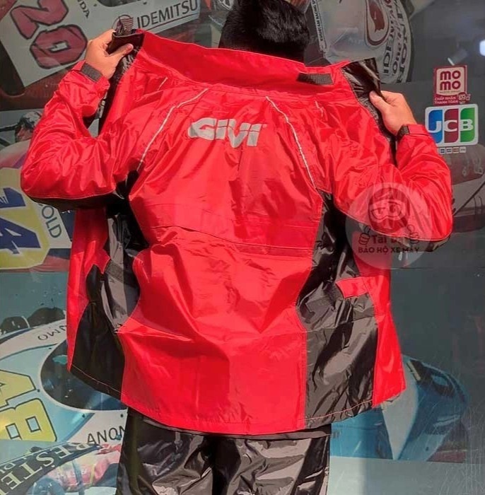 Áo mưa bộ Givi ảnh 2 Ao mua bo Givi anh 2