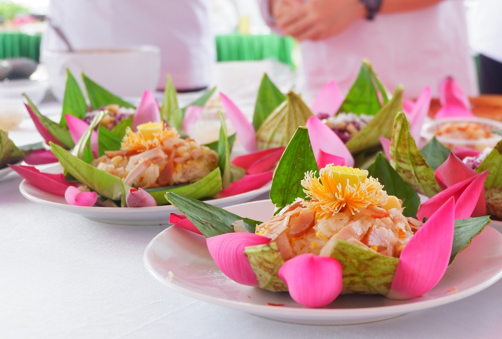 Dong Thap xac lap ky luc 200 mon an che bien tu sen hinh anh