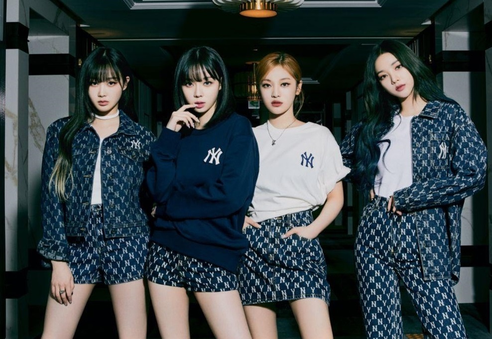 Nhom nhac nu aespa tro thanh dai su thuong hieu MLB chau A hinh anh