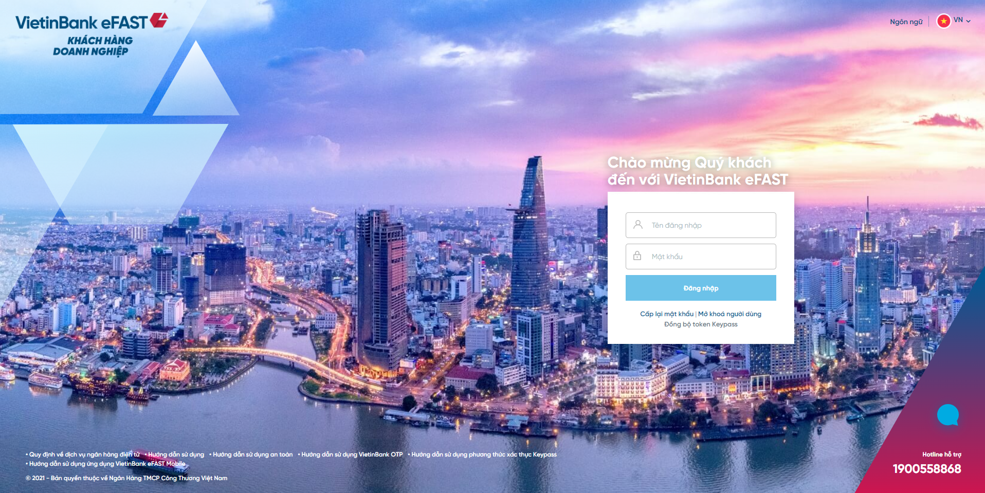 VietinBank,  ngan hang so eFAST anh 2