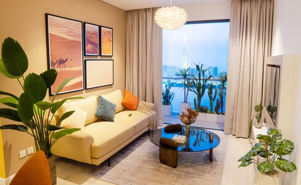 Phong cach 'resort home' tai thap The Aster, can ho Urban Green hinh anh