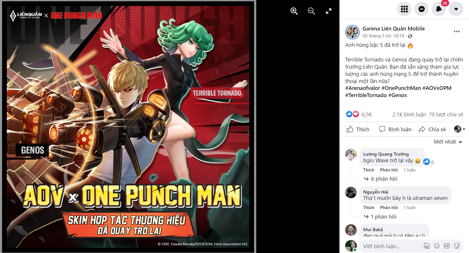 Lien Quan Mobile,  su kien thang 6 anh 2