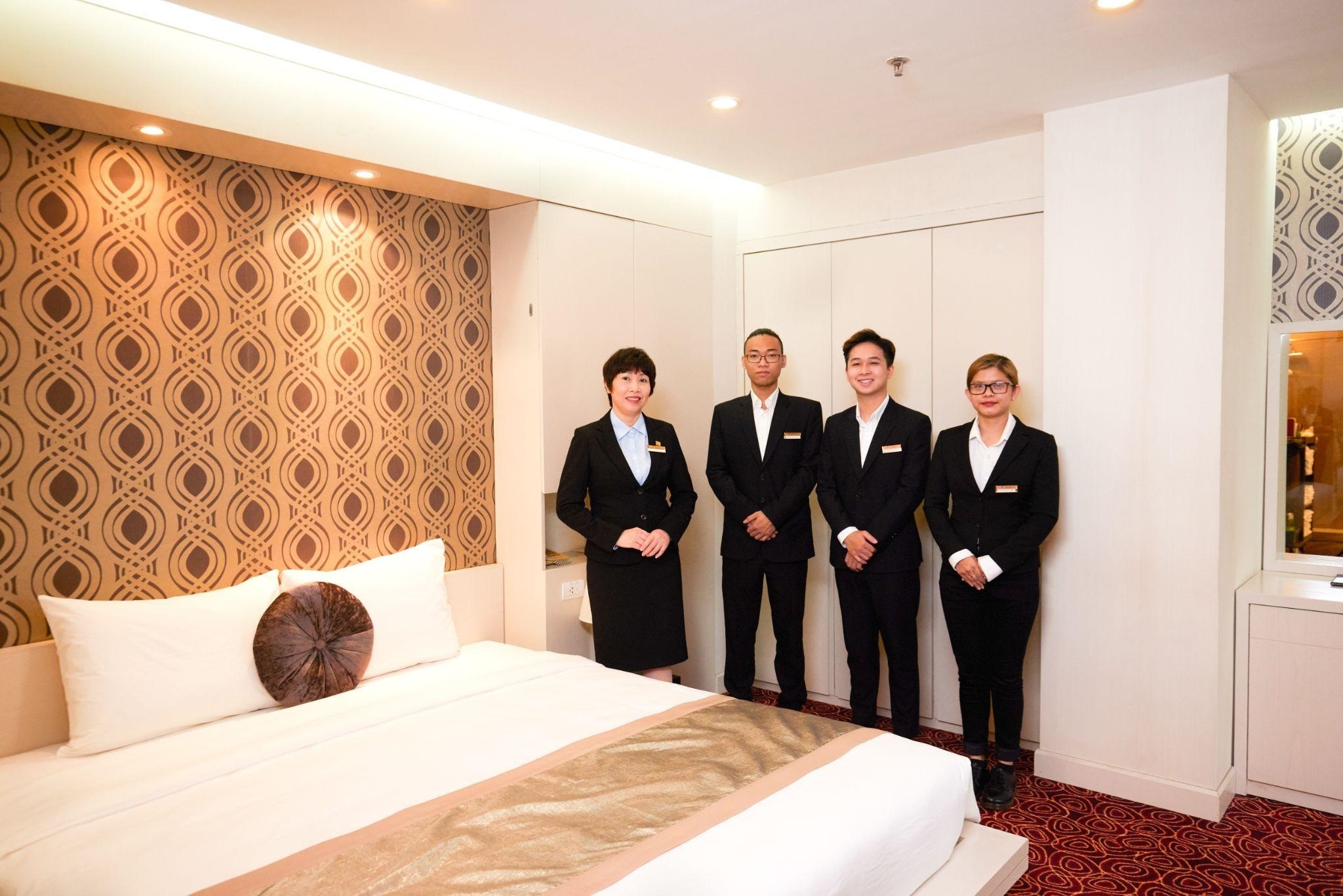 Hoc vien Quoc te CHM,  moi truong hoc hien dai anh 1